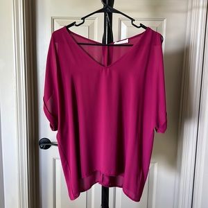 Cold shoulder blouse